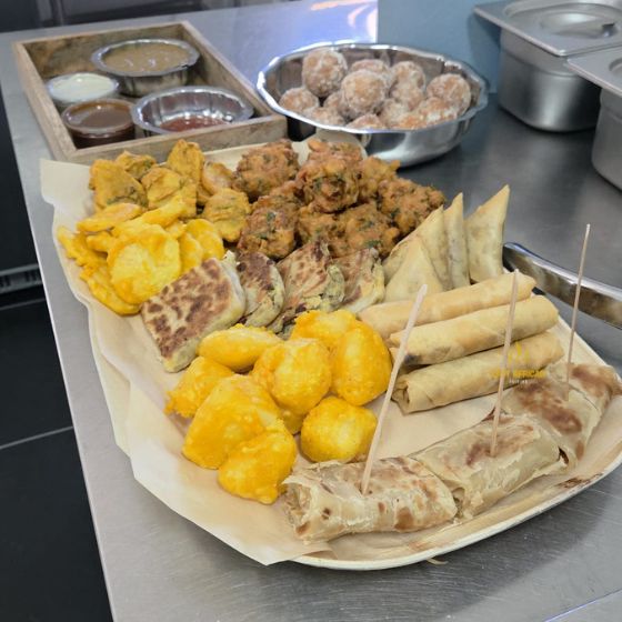 Swahili street food platter available in Rotterdam, The Hague and all over the Netherlands